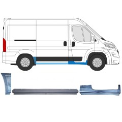 Opravný plech sada na Opel Movano 2021-2026 / Pravá 16533