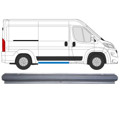 Kompletní práh posuvných dveří na Opel Movano 2021-2026 / Pravá 16459