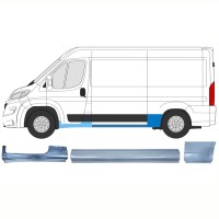 Opravný plech sada na Opel Movano 2021-2026 / Levá / 16527