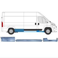 Opravný plech sada na Opel Movano 2021-2026 / Pravá / 16524