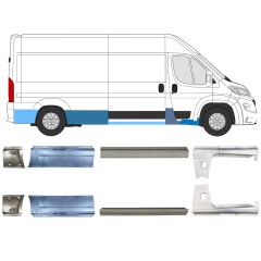 Opravný plech sada na Opel Movano 2021-2026 / Levá+Pravá 16467