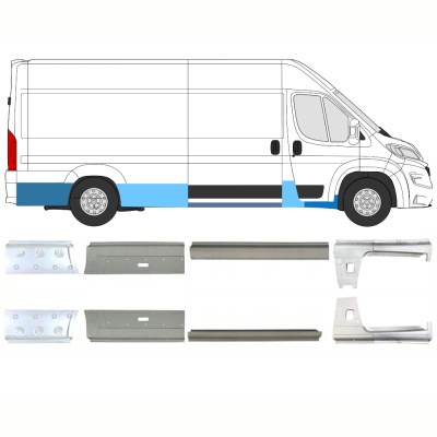 Opravný plech sada na Opel Movano 2021-2026 / Levá+Pravá / 16446