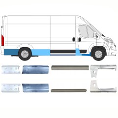 Opravný plech sada na Opel Movano 2021-2026 / Levá+Pravá 16466