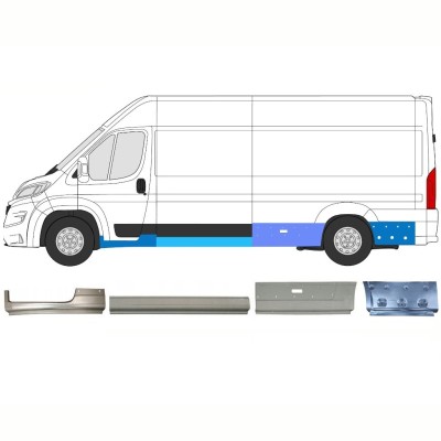 Opravný plech sada na Opel Movano 2021-2026 / Levá 16797