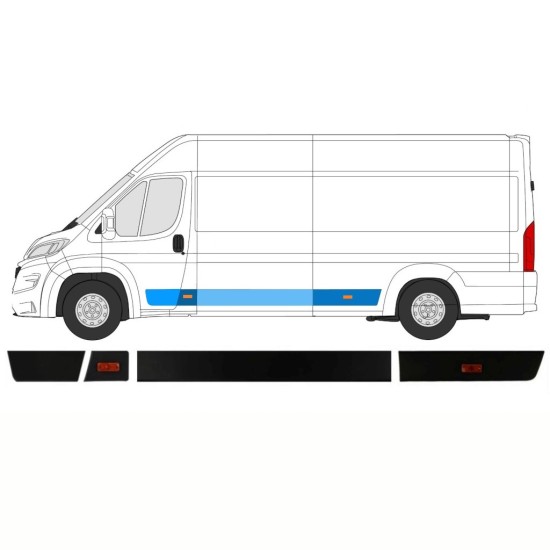 Sada lišt na Opel Movano 2021-2026 / Levá / 14425