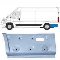 Lem zadního blatníku na Opel Movano 2021-2026 / Levá 16494