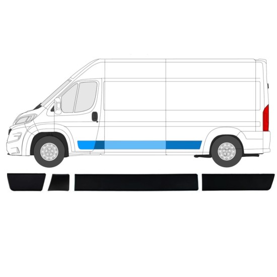 Sada lišt na Opel Movano 2021-2026 / Levá / 14419