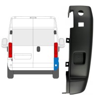 Roh zadního nárazníku 180 stupňů na Opel Movano 2021-2026 / Pravá 15799