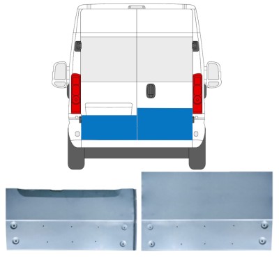 Opravný plech zadních dveří na Opel Movano 2021-2026 / Levá+Pravá 16516