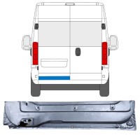 Opravný plech zadních dveří na Opel Movano 2021-2026 / Levá 16505