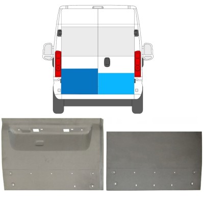 Opravný plech zadních dveří na Opel Movano 2021-2023 / Levá+Pravá / Sada 16727