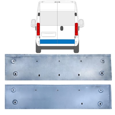 Opravný plech zadních dveří na Opel Movano 2021-2026 / Levá+Pravá 16514