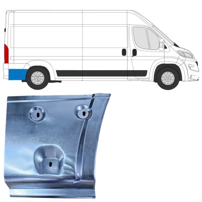 Opravný plech zadního blatníku zadní část na Opel Movano 2021-2026 / Pravá 16500