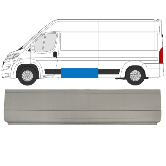 Opravný plech boční stěny na Opel Movano 2021-2026 / Levá 16431