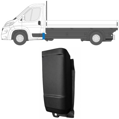 Opravný plech zadního rohu na Opel Movano 2021-2026 / Levá 16994