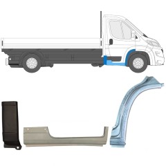 Opravný plech sada na Opel Movano 2021-2026 / Pravá 17006