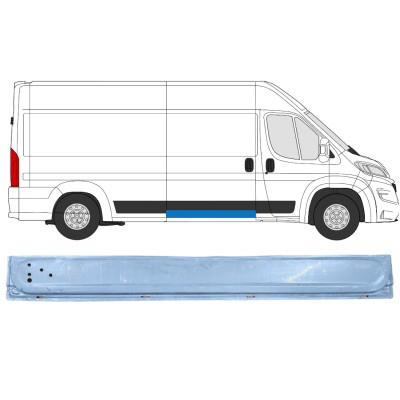 Opravný plech posuvných dveří vnitřní na Opel Movano 2021-2026 / Pravá 16405