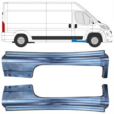 Opravný plech prahu předních dveří na Opel Movano 2021-2026 / Levá+Pravá 16421