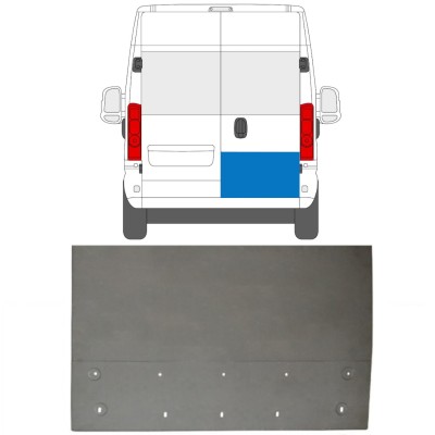 Opravný plech zadních dveří na Opel Movano 2021-2026 / Pravá 16502