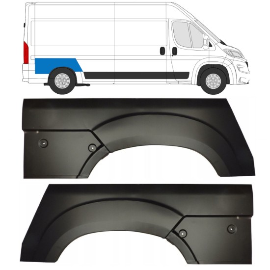 Lem zadního blatníku na Opel Movano 2021-2026 / Levá+Pravá 16443
