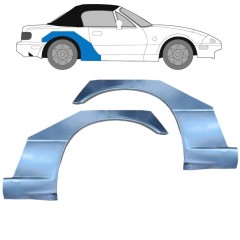 Lem zadního blatníku na Mazda MX-5 1989-1998 / Levá+Pravá / Sada 9609