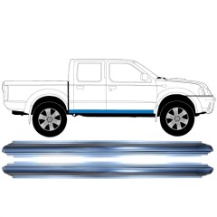 Opravný plech prahu na Nissan Navara D22 1998-2005 / Levá+Pravá / Sada 16287
