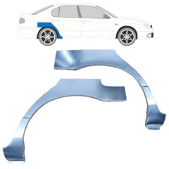 Lem zadního blatníku na Nissan Primera P11 1996-2001 / Levá+Pravá / Sada 10632