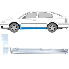 Kompletní práh + opravný plech předního blatníku na Skoda Octavia I 1996-2010 / Levá / Sada 11174