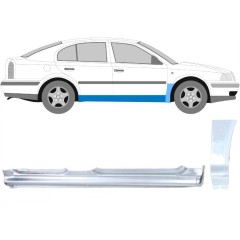Kompletní práh + opravný plech předního blatníku na Skoda Octavia I 1996-2010 / Pravá / Sada 11173