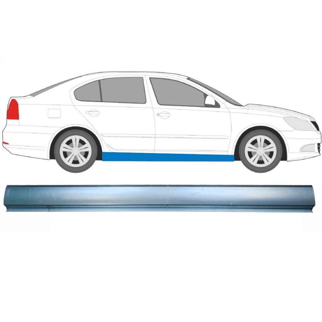 Opravný Plech Prahu Na Skoda Octavia 2004-2013 / Levá = Pravá (Symetrická) 8591