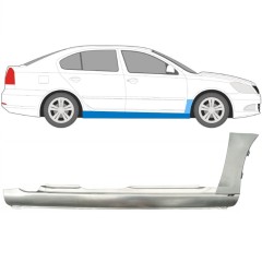 Kompletní práh + opravný plech předního blatníku na Skoda Octavia II 2004-2013 / Pravá / Sada 11176