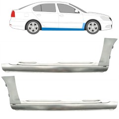 Kompletní práh + opravný plech předního blatníku na Skoda Octavia II 2004-2013 / Sada 11178