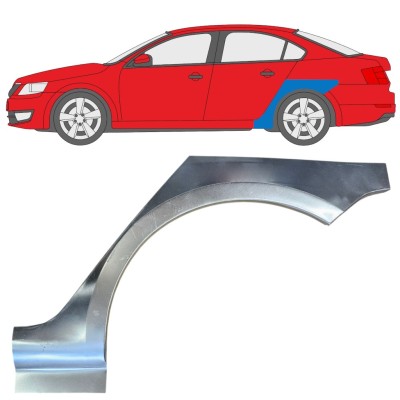 Lem zadního blatníku na Skoda Octavia III 2013-2020 / Levá 15863