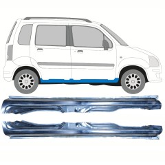 Kompletní práh na Opel Agila 2001-2008 / Levá+Pravá / Sada 10324