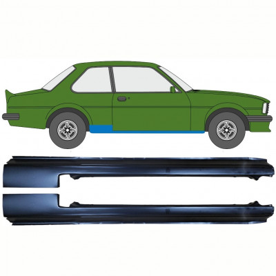 Opravný plech prahu na Opel Ascona B 1975-1981 / Sada 11074