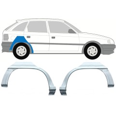 Lem zadního blatníku na Opel Astra F 1991-2002 / Levá+Pravá / HATCHBACK / Sada 9686