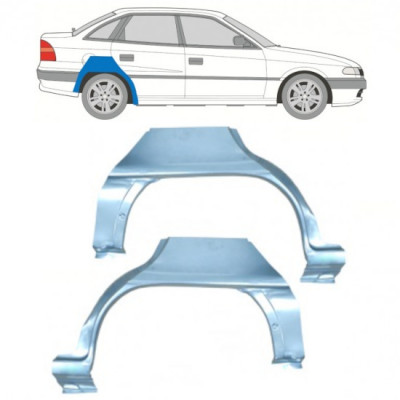 Lem zadního blatníku na Opel Astra 1991-2002 / Levá+Pravá / SEDAN / Sada 10406