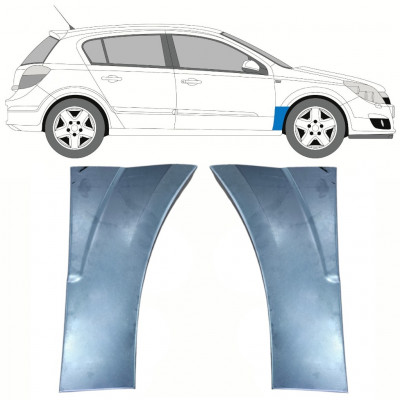 Opravný plech předního blatníku na Opel Astra 2003-2014 / Levá+Pravá / Sada 10138