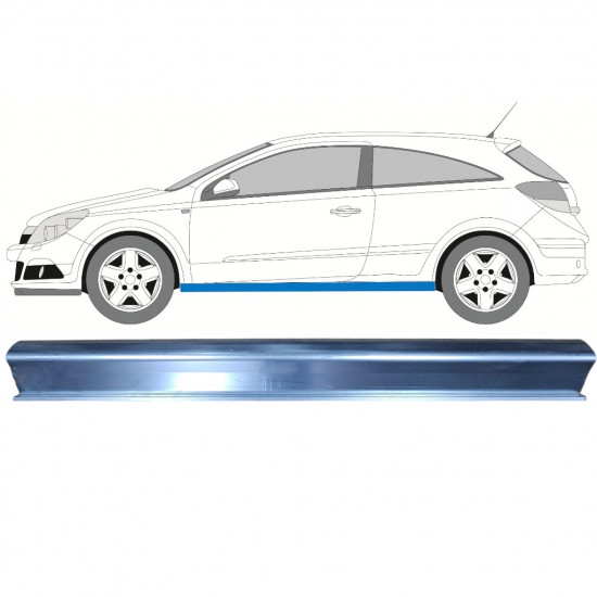 Opravný plech prahu na Opel Astra Gtc 2005-2011 / Levá 7294