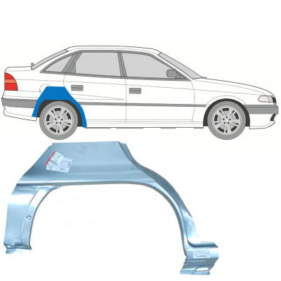 Lem zadního blatníku na Opel Astra 1991-2002 / Pravá / SEDAN 7263