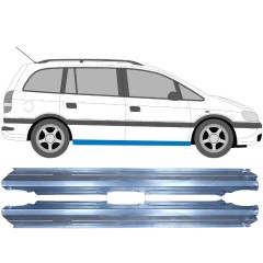 Kompletní práh na Opel Zafira A 1999-2005 / Levá+Pravá / Sada 9260