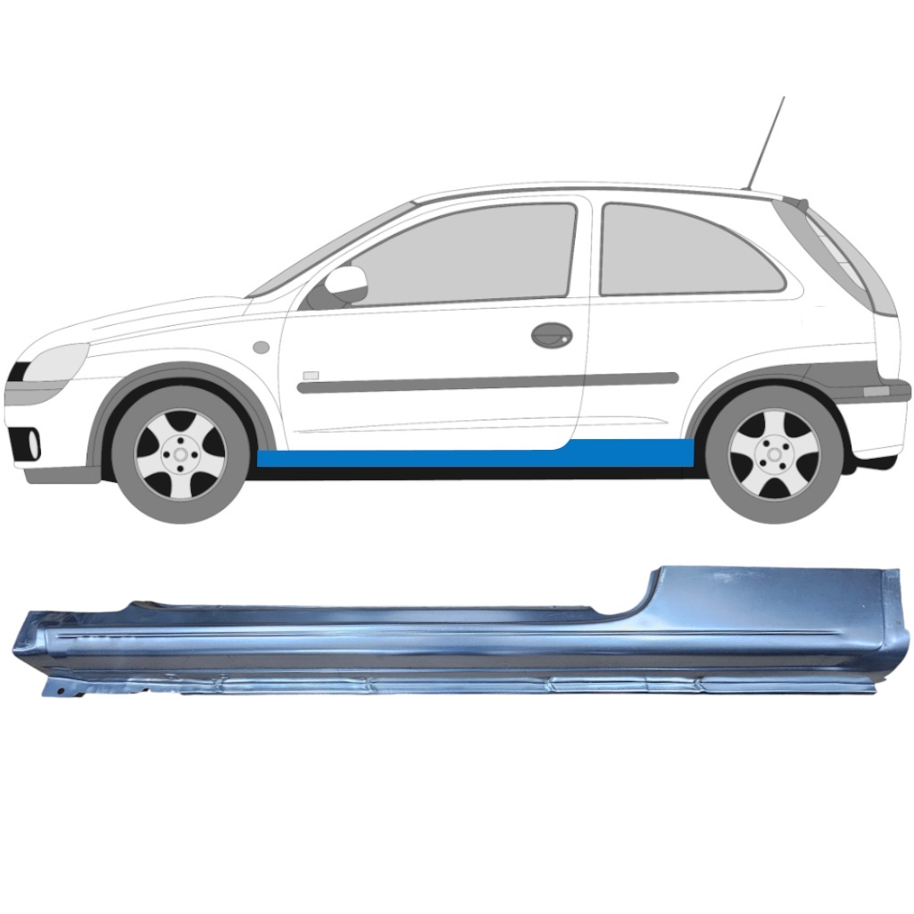 Opravný Plech Prahu Na Opel Corsa 2000-2010 / Levá 6878