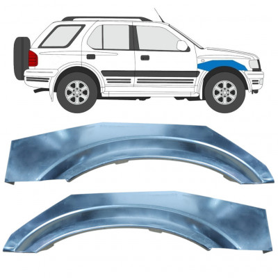 Opravný plech předního blatníku na Opel Frontera B 1999-2002 / Sada 11201