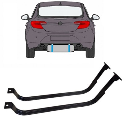 Objímky palivové nádrže na Opel Insignia 2008-2017 15991