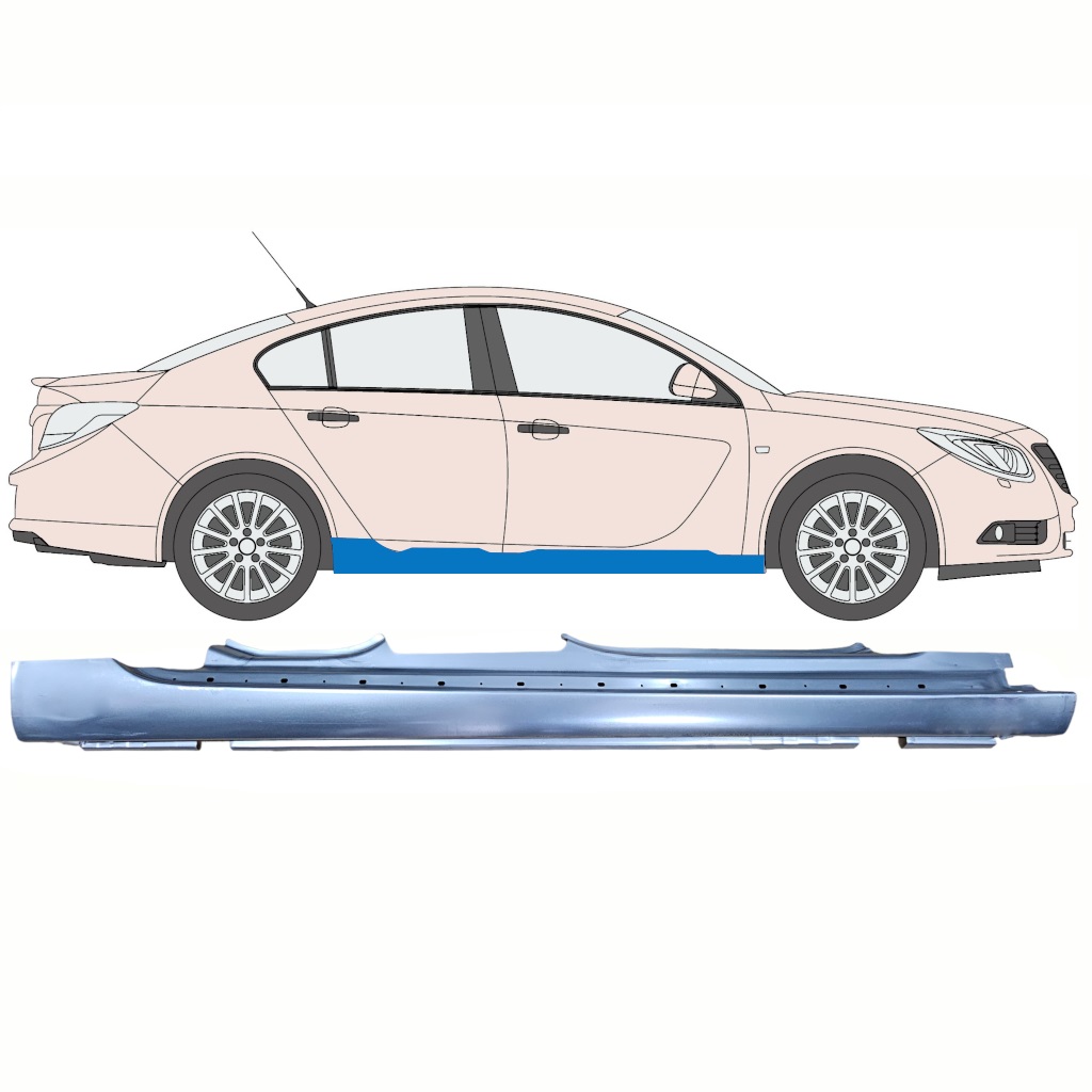 MOTOS Set di tappetini in gomma e tappetini per il bagagliaio per Opel Insignia I A 2008-2017 Migliorate il vostro comfort di viaggio con il tappetino antiscivolo per auto - tappetino per