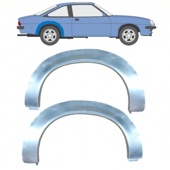 Lem zadního blatníku na Opel Manta B 1975-1988 / Sada 11079