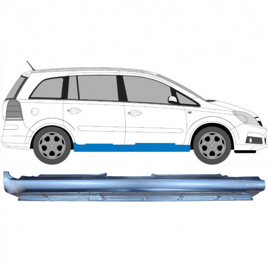 Kompletní práh na Opel Zafira 2005-2012 / Pravá 6899