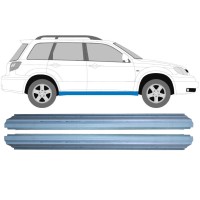 Opravný plech prahu na Mitsubishi Outlander 2003-2007 / Levá+Pravá / Sada 16144