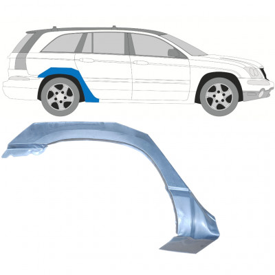 Lem zadního blatníku na Chrysler Pacifica 2003-2007 / Pravá 7669