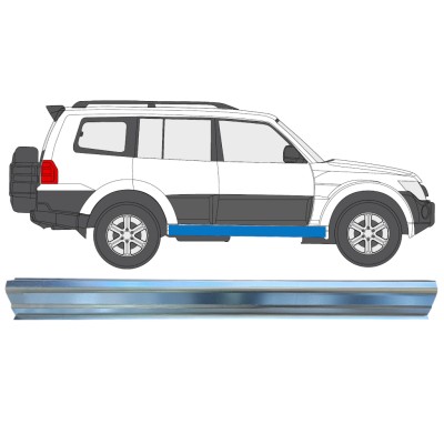 Opravný plech prahu na Mitsubishi Pajero 2006-2021 / Pravá 16349